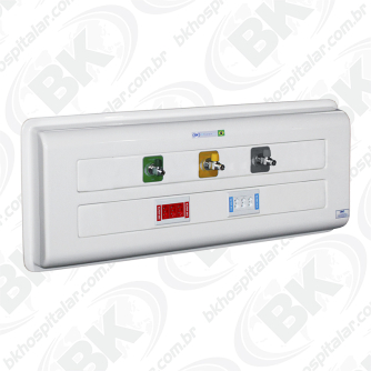 BKPO 010 - PAINEL PARA GASES MEDICINAIS – USO EM SUÍTES, APARTAMENTOS E ENFERMARIAS