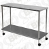 MBKMA 008 - MESA AUXILIAR 45 X 110 TOTALMENTE AÇO INOXIDÁVEL
