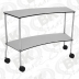MBKMA S11 - MESA AUXILIAR SEMI-CIRCULAR AÇO INOXIDÁVEL